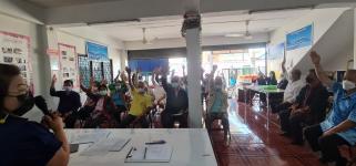 วัน ศุกร์ ที่ 16 ธันวาคม 2565 กองสวัสดิการสังคม เจ้าหน้าที่ฝ่ายพัฒนาชุมชน และเจ้าหน้าที่ กองยุทธศาสตร์ ลงพื้นที่ จัดทำแผนชุมชน เพื่อสอบถามความเดือดร้อน ความต้องการของประชาชนในชุมชน ณ ชุมชนตาลเดี่ยว