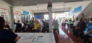 วัน ศุกร์ ที่ 16 ธันวาคม 2565 กองสวัสดิการสังคม เจ้าหน้าที่ฝ่ายพัฒนาชุมชน และเจ้าหน้าที่ กองยุทธศาสตร์ ลงพื้นที่ จัดทำแผนชุมชน เพื่อสอบถามความเดือดร้อน ความต้องการของประชาชนในชุมชน ณ ชุมชนตาลเดี่ยว