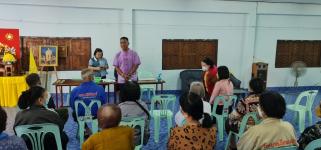 วัน พฤหัสบดี ที่ 15 ธันวาคม 2565 กองสวัสดิการสังคม เจ้าหน้าที่ฝ่ายพัฒนาชุมชน และเจ้าหน้าที่ กองยุทธศาสตร์ ลงพื้นที่ จัดทำแผนชุมชน เพื่อสอบถามความเดือดร้อน ความต้องการของประชาชนในชุมชน ณ ชุมชนมณีไพรสณฑ์