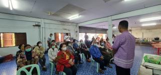 วัน พฤหัสบดี ที่ 15 ธันวาคม 2565 กองสวัสดิการสังคม เจ้าหน้าที่ฝ่ายพัฒนาชุมชน และเจ้าหน้าที่ กองยุทธศาสตร์ ลงพื้นที่ จัดทำแผนชุมชน เพื่อสอบถามความเดือดร้อน ความต้องการของประชาชนในชุมชน ณ ชุมชนมณีไพรสณฑ์