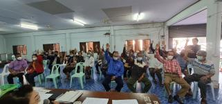 วัน พฤหัสบดี ที่ 15 ธันวาคม 2565 กองสวัสดิการสังคม เจ้าหน้าที่ฝ่ายพัฒนาชุมชน และเจ้าหน้าที่ กองยุทธศาสตร์ ลงพื้นที่ จัดทำแผนชุมชน เพื่อสอบถามความเดือดร้อน ความต้องการของประชาชนในชุมชน ณ ชุมชนมณีไพรสณฑ์