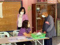 วัน อังคาร ที่ 20 ธันวาคม 2565 กองสวัสดิการสังคม เจ้าหน้าที่ฝ่ายพัฒนาชุมชน และเจ้าหน้าที่ กองยุทธศาสตร์ ลงพื้นที่ จัดทำแผนชุมชน เพื่อสอบถามความเดือดร้อน ความต้องการของประชาชนในชุมชน ณ ชุมชนดอนไชย