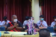 โรงเรียนกีฬาเทศบาลนครแม่สอดเข้ารับรางวัลและรับโอวาทจากนายเทศมนตรีนครแม่สอด ในการแข่งขันกีฬาเยาวชนแห่งชาติ ภาค 5 ครั้งที่ 38 “พิจิตรเกมส์”