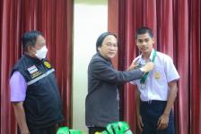 โรงเรียนกีฬาเทศบาลนครแม่สอดเข้ารับรางวัลและรับโอวาทจากนายเทศมนตรีนครแม่สอด ในการแข่งขันกีฬาเยาวชนแห่งชาติ ภาค 5 ครั้งที่ 38 “พิจิตรเกมส์”