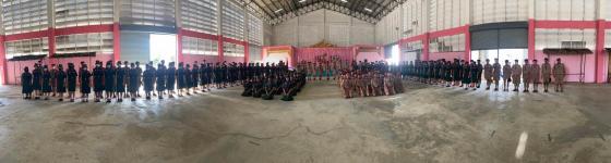 โรงเรียนเทศบาลวัดดอนแก้วจัดพิธีเข้าประจำกองลูกเสือสามัญรุ่นใหญ่ ประจำปีการศึกษา 2565