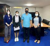 ผู้อำนวยการกองสวัสดิการสังคม พร้อมด้วยหัวหน้าฝ่ายสังคมสงเคราะห์ ให้การนิเทศงานนักศึกษาร่วมกับอาจารย์จากมหาวิทยาลัยราชภัฏกําแพงเพชร 