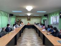 เข้าร่วมประชุม เพื่อติดตามภารกิจงานและพร้อมมอบแผนงานในการดำเนินงานประจำเดือน