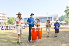 โรงเรียนเทศบาลวัดดอนแก้ว จัดโครงการกิจกรรมพัฒนาผู้เรียน กิจกรรมทักษะชีวิตและวิชาชาวค่ายลูกเสือ เนตรนารี และยุวกาชาด ประจำปีการศึกษา 2565