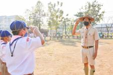 โรงเรียนเทศบาลวัดดอนแก้ว จัดโครงการกิจกรรมพัฒนาผู้เรียน กิจกรรมทักษะชีวิตและวิชาชาวค่ายลูกเสือ เนตรนารี และยุวกาชาด ประจำปีการศึกษา 2565