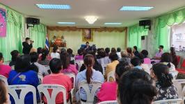 โครงการฝึกอาชีพให้ความรู้ชุมชนในเขตเทศบาลนครแม่สอด “หลักสูตรน้ำยาดันฝุ่น น้ำยาซักผ้า”