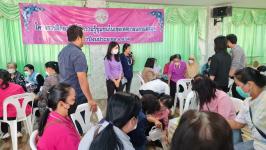 โครงการฝึกอาชีพให้ความรู้ชุมชนในเขตเทศบาลนครแม่สอด “หลักสูตรน้ำยาดันฝุ่น น้ำยาซักผ้า”