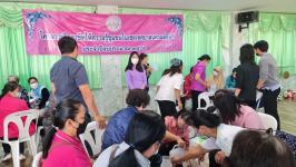 โครงการฝึกอาชีพให้ความรู้ชุมชนในเขตเทศบาลนครแม่สอด “หลักสูตรน้ำยาดันฝุ่น น้ำยาซักผ้า”