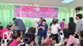 โครงการฝึกอาชีพให้ความรู้ชุมชนในเขตเทศบาลนครแม่สอด “หลักสูตรน้ำยาดันฝุ่น น้ำยาซักผ้า”