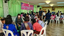 โครงการฝึกอาชีพให้ความรู้ชุมชนในเขตเทศบาลนครแม่สอด “หลักสูตรน้ำยาดันฝุ่น น้ำยาซักผ้า”