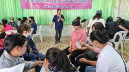 โครงการฝึกอาชีพให้ความรู้ชุมชนในเขตเทศบาลนครแม่สอด “หลักสูตรน้ำยาดันฝุ่น น้ำยาซักผ้า”