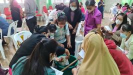 โครงการฝึกอาชีพให้ความรู้ชุมชนในเขตเทศบาลนครแม่สอด “หลักสูตรน้ำยาดันฝุ่น น้ำยาซักผ้า”