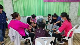 โครงการฝึกอาชีพให้ความรู้ชุมชนในเขตเทศบาลนครแม่สอด “หลักสูตรน้ำยาดันฝุ่น น้ำยาซักผ้า”