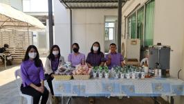 โครงการฝึกอาชีพให้ความรู้ชุมชนในเขตเทศบาลนครแม่สอด “หลักสูตรน้ำยาดันฝุ่น น้ำยาซักผ้า”