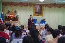 โครงการฝึกอาชีพให้ความรู้ชุมชนในเขตเทศบาลนครแม่สอด “หลักสูตรน้ำยาดันฝุ่น น้ำยาซักผ้า”