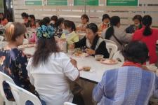 โครงการฝึกอาชีพให้ความรู้ชุมชนในเขตเทศบาลนครแม่สอด “หลักสูตรน้ำยาดันฝุ่น น้ำยาซักผ้า”