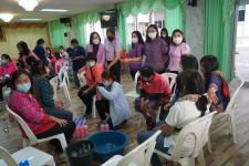 โครงการฝึกอาชีพให้ความรู้ชุมชนในเขตเทศบาลนครแม่สอด “หลักสูตรน้ำยาดันฝุ่น น้ำยาซักผ้า”