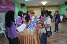 โครงการฝึกอาชีพให้ความรู้ชุมชนในเขตเทศบาลนครแม่สอด “หลักสูตรน้ำยาดันฝุ่น น้ำยาซักผ้า”