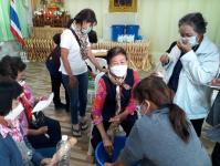 โครงการฝึกอาชีพให้ความรู้ชุมชนในเขตเทศบาลนครแม่สอด “หลักสูตรน้ำยาดันฝุ่น น้ำยาซักผ้า”