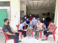 ลงพื้นที่ชุมชนสองแควสองเพื่อเยี่ยมเยือนครัวเรือนผู้ประสบอัคคีภัย