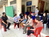 ลงพื้นที่ชุมชนสองแควสองเพื่อเยี่ยมเยือนครัวเรือนผู้ประสบอัคคีภัย