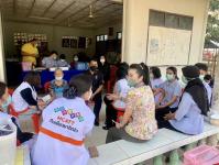 ลงพื้นที่ชุมชนสองแควสองเพื่อเยี่ยมเยือนครัวเรือนผู้ประสบอัคคีภัย