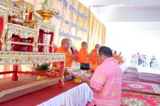 โรงเรียนกีฬาเทศบาลนครแม่สอด จัดพิธีทำบุญอาคารเรียนหลังใหม่ และทอดผ้าป่าสามัคคีเพื่อการศึกษา พร้อมทั้งสืบชะตาหลวง