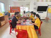 กองการศึกษาเทศบาลนครแม่สอดเข้านิเทศติดตามการจัดประสบการณ์การเรียนรู้ครูศูนย์พัฒนาเด็กเล็กวัดดอนแก้ว