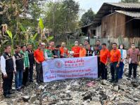 งพื้นที่ที่ประสบเหตุอัคคีภัย ณ บ้านเลขที่ 39/3 ถนนสองแคว อำเภอแม่สอด จังหวัดตาก