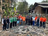 งพื้นที่ที่ประสบเหตุอัคคีภัย ณ บ้านเลขที่ 39/3 ถนนสองแคว อำเภอแม่สอด จังหวัดตาก