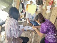 ลงพื้นที่เยี่ยมบ้านผู้สูงอายุชุมชนร่วมใจ ในการประสานข้อมูลเพื่อวางแผนการพัฒนาคุณภาพชีวิตด้านการปรับสภาพที่อยู่อาศัยและสภาพแวดล้อมให้มั่นคงปลอดภัยสำหรับการใช้ชีวิตประจำวันของผู้สูงอายุ