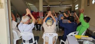 เข้าร่วมกิจกรรมผู้สูงอายุและประชุมประจำเดือน กุมภาพันธ์ 2566 เพื่อพบปะ พูดคุย และทำกิจกรรมร่วมกัน