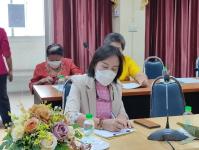 เข้าร่วมประชุมกับชมรมผู้สูงอายุ ทน.แม่สอด ณ ห้องประชุมโกเมน