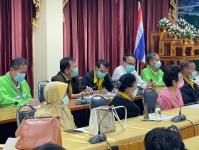 เข้าร่วมประชุมกับชมรมผู้สูงอายุ ทน.แม่สอด ณ ห้องประชุมโกเมน