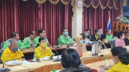 เข้าร่วมประชุมกับชมรมผู้สูงอายุ ทน.แม่สอด ณ ห้องประชุมโกเมน