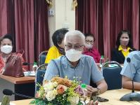 เข้าร่วมประชุมกับชมรมผู้สูงอายุ ทน.แม่สอด ณ ห้องประชุมโกเมน