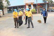 กองการเจ้าหน้าที่ ร่วมกิจกรรมจิตอาสาพัฒนาวัด เนื่องในวันมาฆบูชา