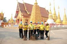 กองยุทธศาสตร์และงบประมาณ เข้าร่วมกิจกรรมจิตอาสาพัฒนาวัดเนื่องในวันมาฆบูชา ประจำปี 2566