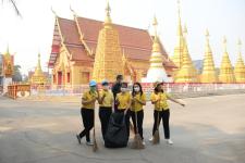 กองยุทธศาสตร์และงบประมาณ เข้าร่วมกิจกรรมจิตอาสาพัฒนาวัดเนื่องในวันมาฆบูชา ประจำปี 2566