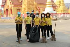 กองยุทธศาสตร์และงบประมาณ เข้าร่วมกิจกรรมจิตอาสาพัฒนาวัดเนื่องในวันมาฆบูชา ประจำปี 2566