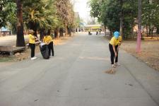 กองยุทธศาสตร์และงบประมาณ เข้าร่วมกิจกรรมจิตอาสาพัฒนาวัดเนื่องในวันมาฆบูชา ประจำปี 2566