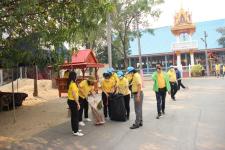 กองยุทธศาสตร์และงบประมาณ เข้าร่วมกิจกรรมจิตอาสาพัฒนาวัดเนื่องในวันมาฆบูชา ประจำปี 2566