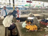 ลงพื้นที่เยี่ยมบุคคลไร้บ้านในพื้นที่ เพื่อจัดเก็บฐานข้อมูลบุคคลในการวางแผนด้านการพัฒนาคุณภาพชีวิตต่อไป