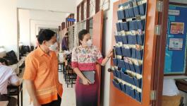 คณะผู้บริหารเทศบาลนครแม่สอด ตรวจเยี่ยมสนามสอบปลายภาคเรียน ประจำปีการศึกษา 2565 นักเรียนในโรงเรียนในสังกัดเทศบาลนครแม่สอด