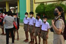 พิธีปัจฉิมนิเทศนักเรียนชั้นประถมศึกษาปีที่ 6 และชั้นมัธยมศึกษาปีที่ 3 โรงเรียนเทศบาลวัดมณีไพรสณฑ์ 