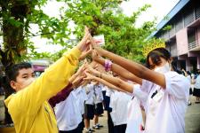 โรงเรียนเทศบาลวัดชุมพลคีรี จัดงานปัจฉิมนิเทศนักเรียนชั้นประถมศึกษาปีที่ 6 และมัธยมศึกษาปีที่ 3 ประจำปีการศึกษา 2565